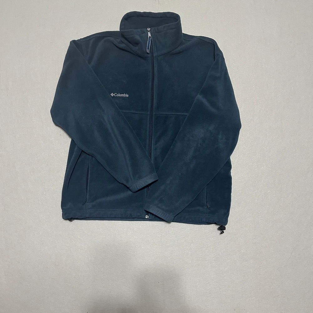 Columbia Mens Steens Mountain Full Zip Fleece Jacket Navy‎ Blue Large L